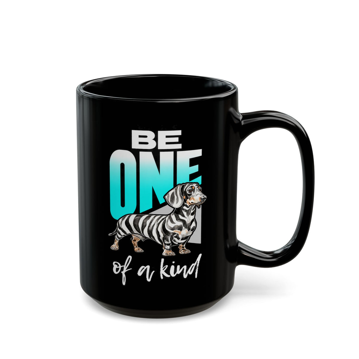 BE ONE OF A KIND  Sleek Black Mug 11oz