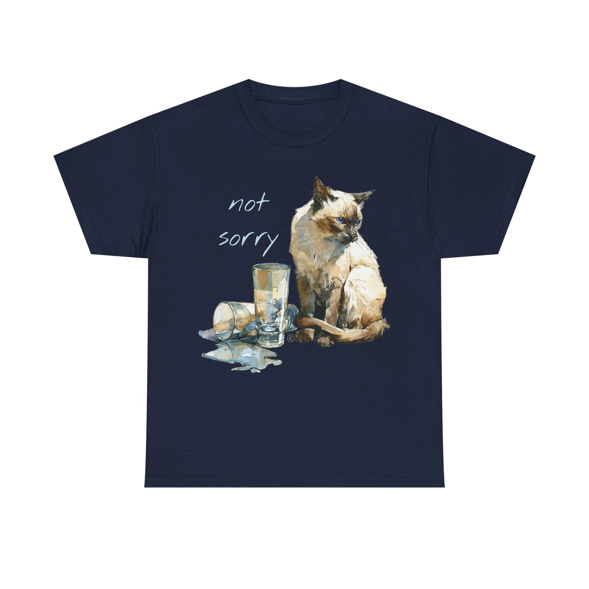 NOT SORRY - Unisex Heavy Cotton Tee
