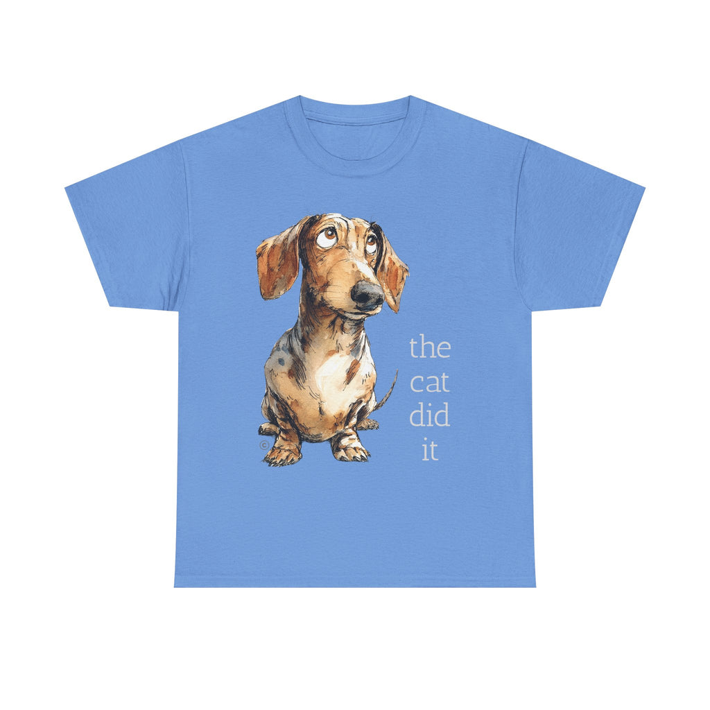 THE CAT DID IT - 100% Cotton T-Shirt