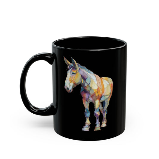 HORSE OF MANY COLORS 2 - Black Mug (11oz, 15oz)
