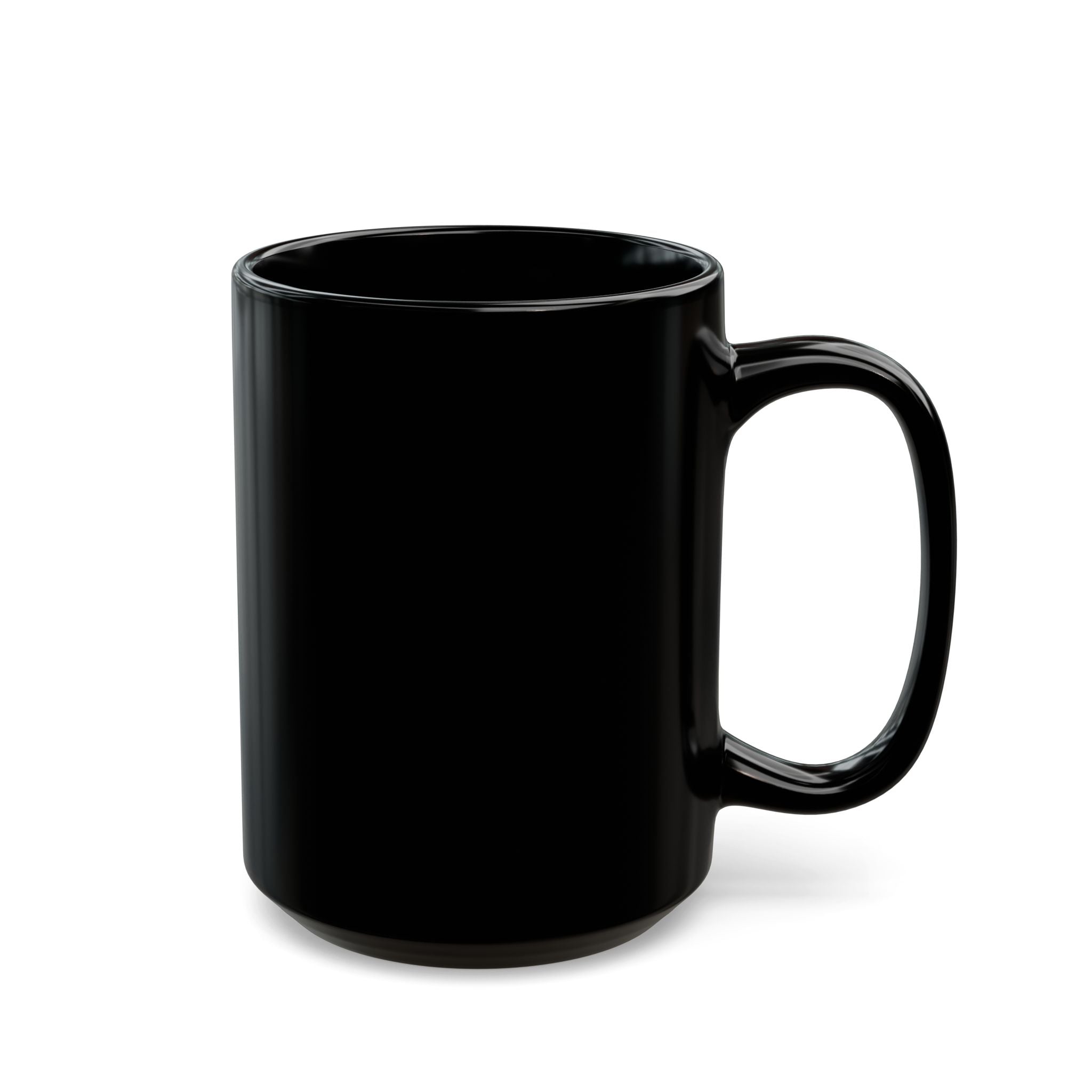 NOT SORRY - Sleek Black Mug (11oz, 15oz)