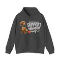 Red Dachshund Emotional Support Human Hoodie - Comfortable Unisex Hoodie