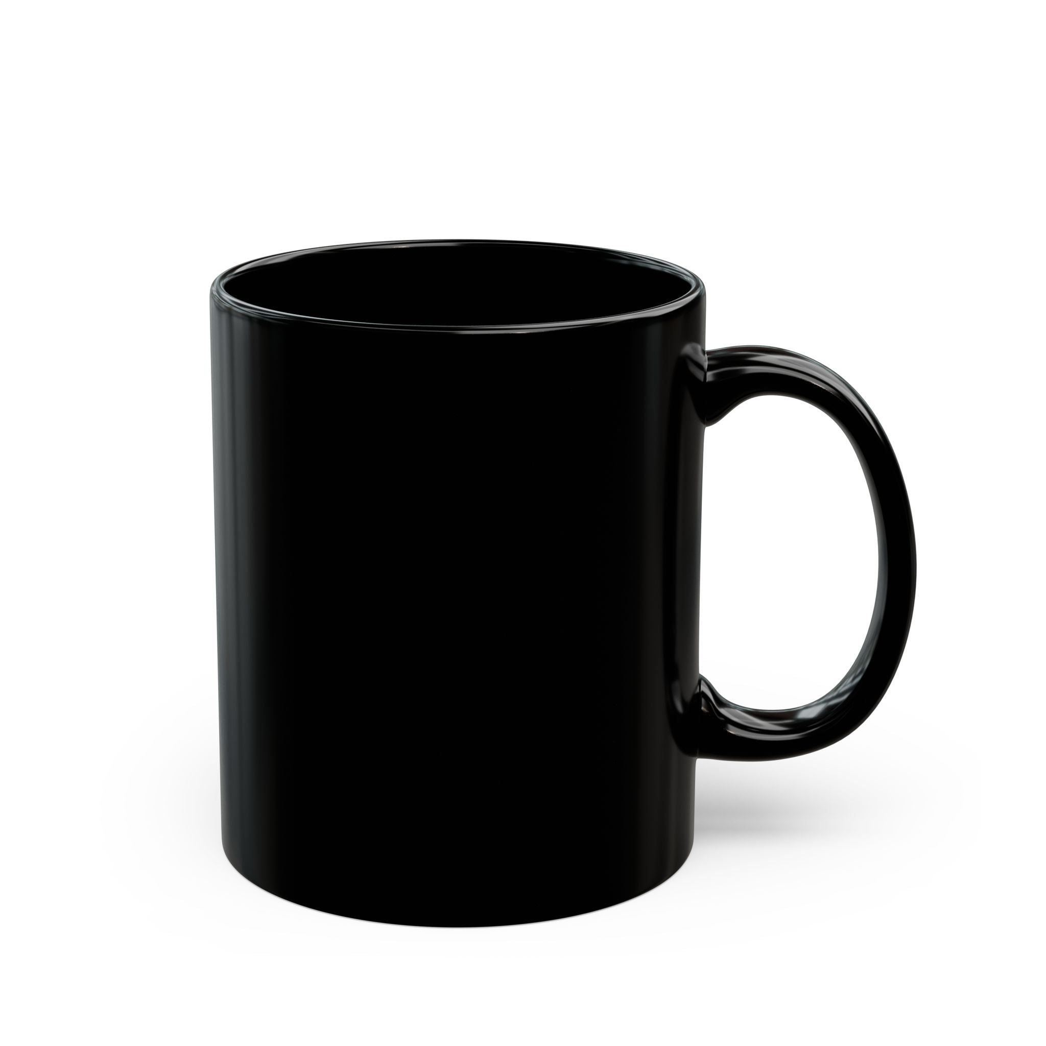 NOT SORRY - Sleek Black Mug (11oz, 15oz)