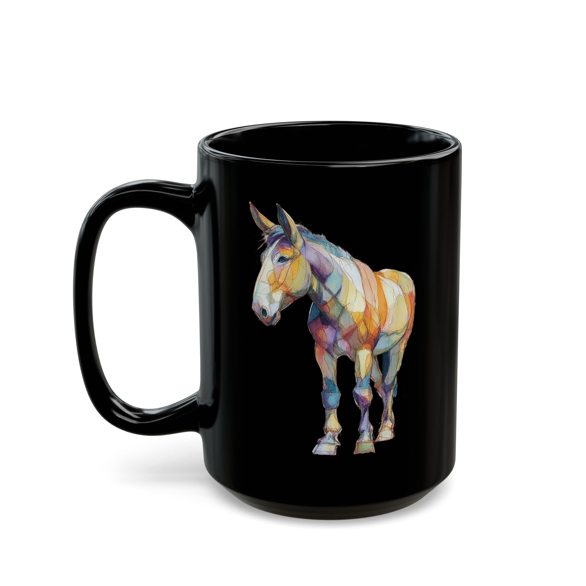 HORSE OF MANY COLORS 2 - Black Mug (11oz, 15oz)
