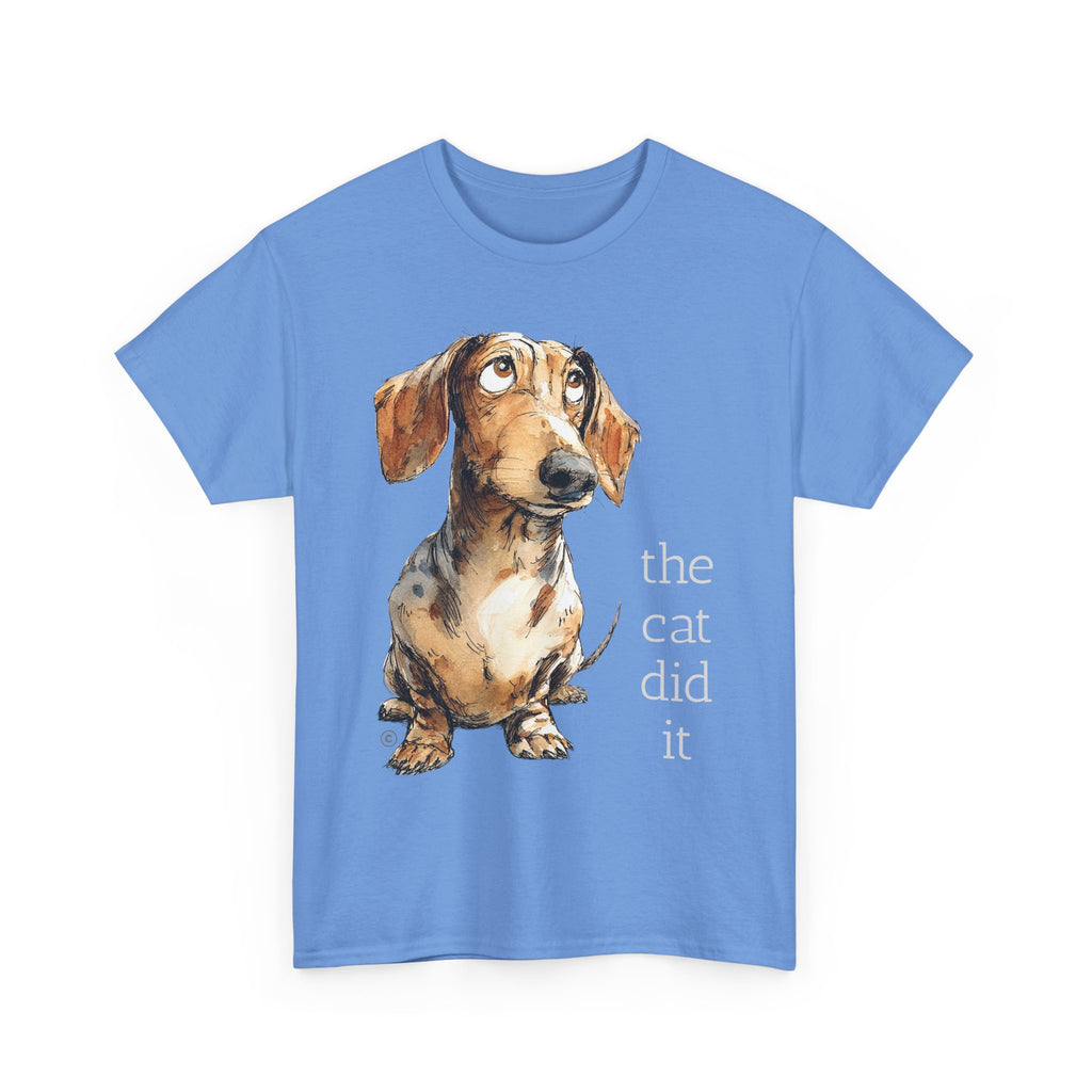 THE CAT DID IT - 100% Cotton T-Shirt