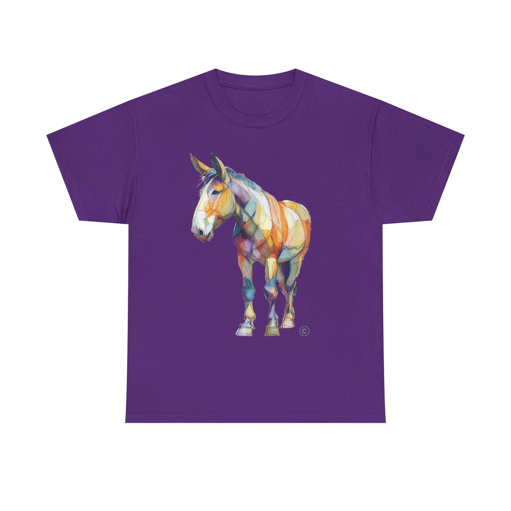HORSE OF MANY COLORS 2 - Unisex Heavy Cotton Tee