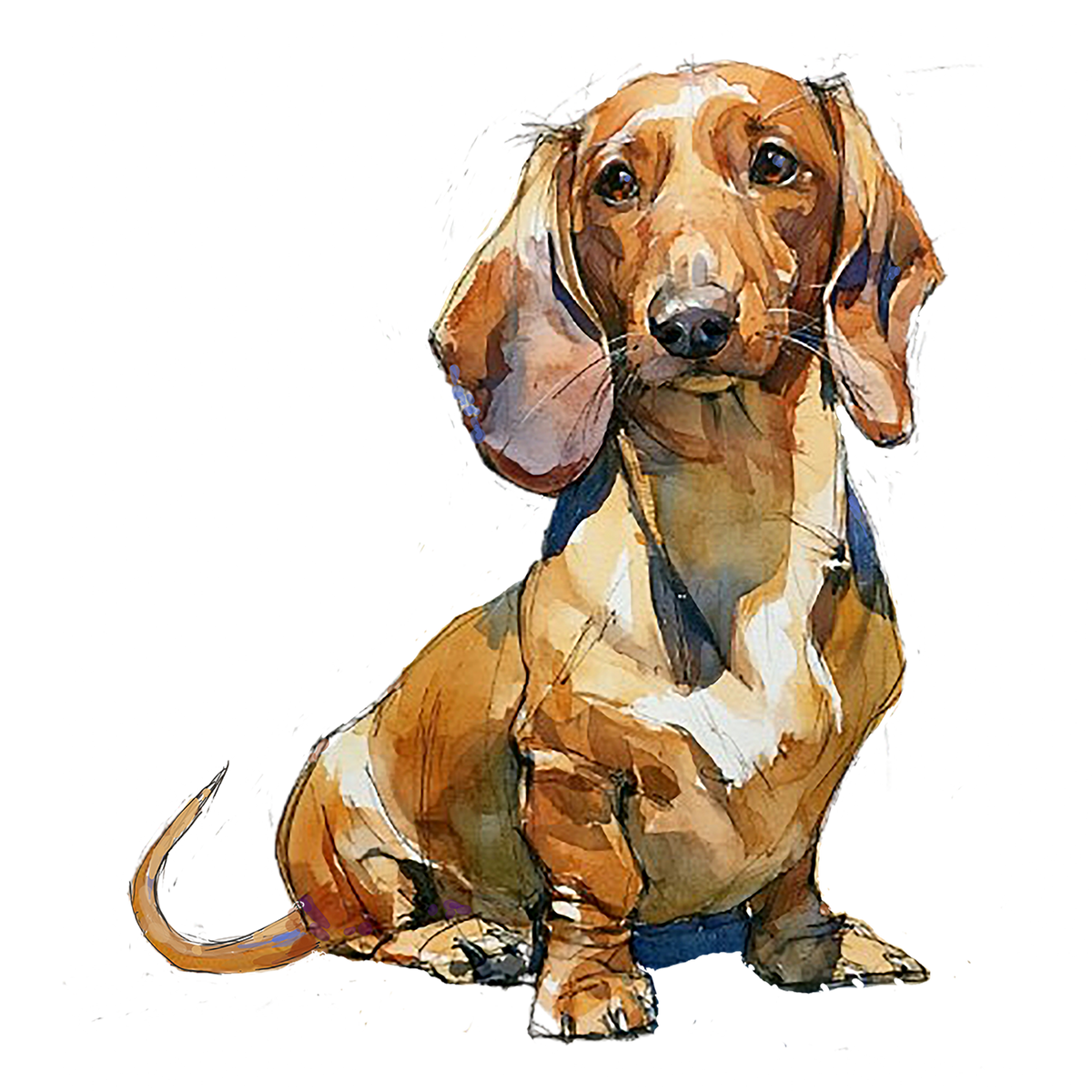 Hot Diggity Dachshund Wall Art